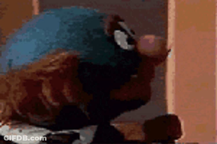 Muppets Mr.Johnson Slow Motion Turn GIF