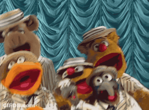 Muppets With Mouths Wide Open GIF