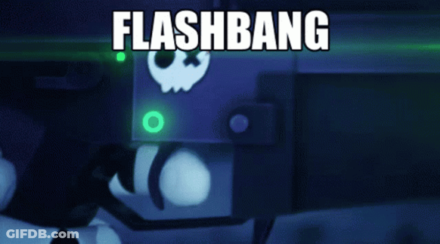 Murder Drones Flashbang Scene GIF