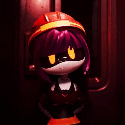 Murder Drones Yeva Blinking Eyes GIF