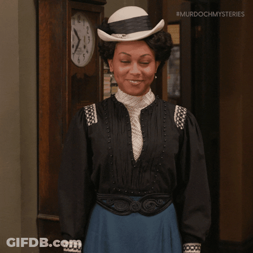 Murdoch Mysteries Shanice Banton Violet Hart So Funny GIF