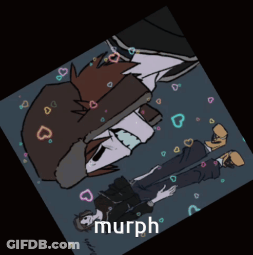 Murph Surrounded By Hearts GIF