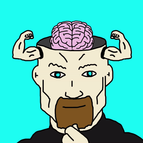 Muscle Brain Meme GIF