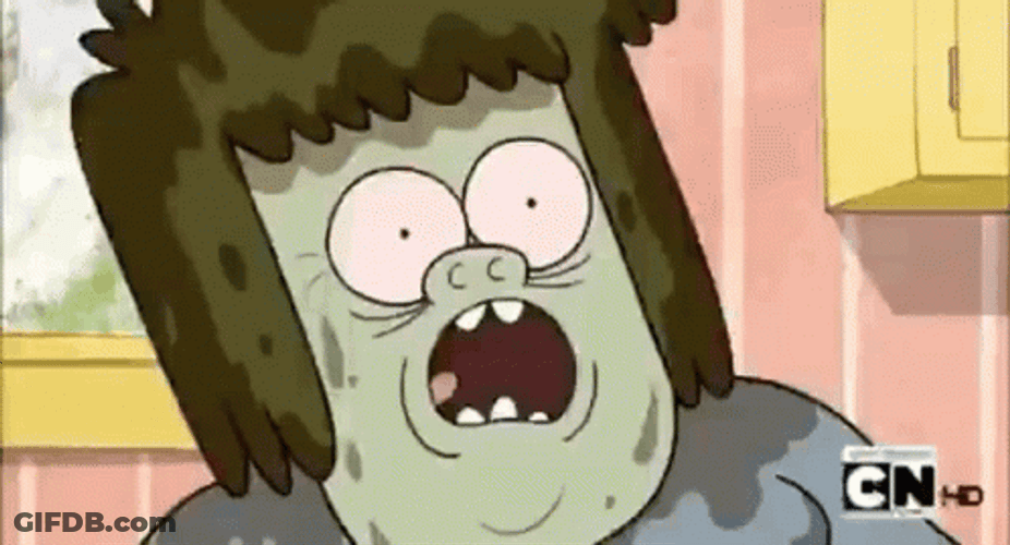 Muscle Man Angry Regular Show GIF