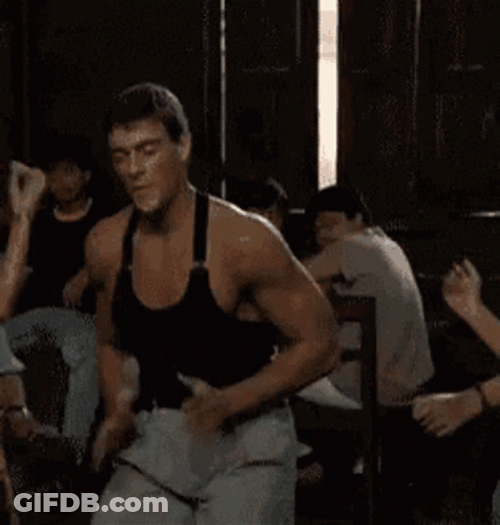 Muscle Man Dancing Whoomp There It Is GIF