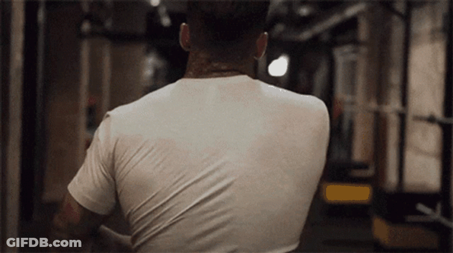Muscular Back Body Stephen James GIF