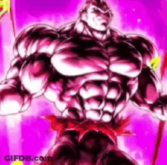 Muscular Man On Pink Background GIF