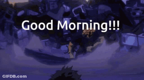 Muscular Man Scream If You Love Good Morning GIF