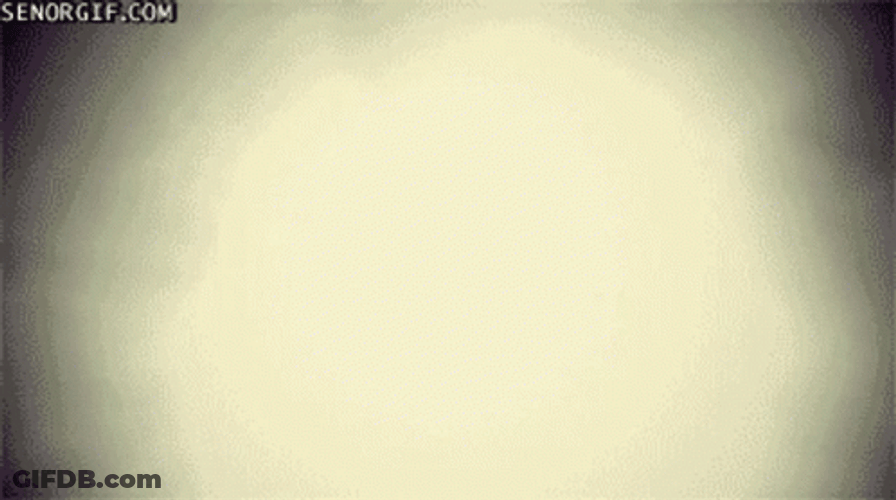 Mushroom Cloud On Statue GIF