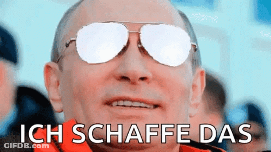 Mushroom Cloud On Sunglasses GIF