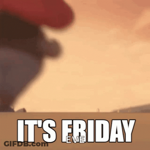 Mushroom Happy Friday Meme GIF
