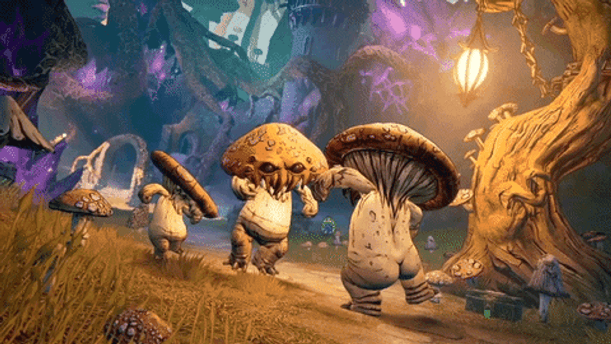 Mushroom Monsters Tiny Tina's Wonderlands GIF