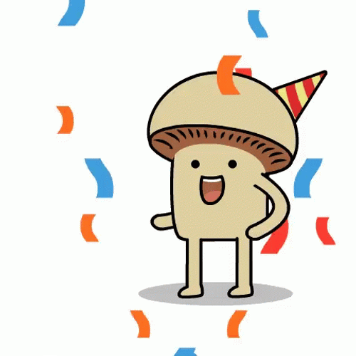 Mushroom Movie Dance Party GIF