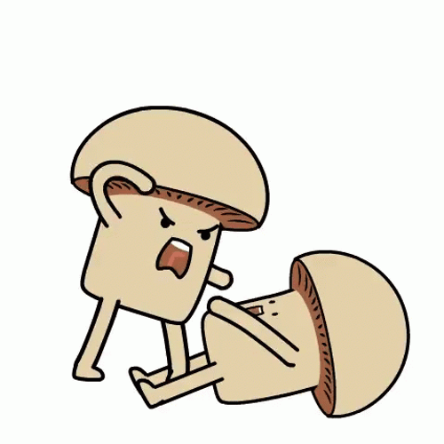 Mushroom Movie Punching Fight GIF