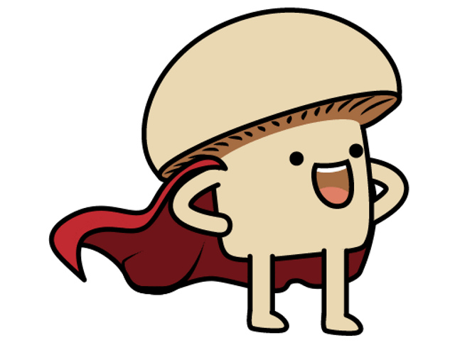Mushroom Movie Super Hero GIF