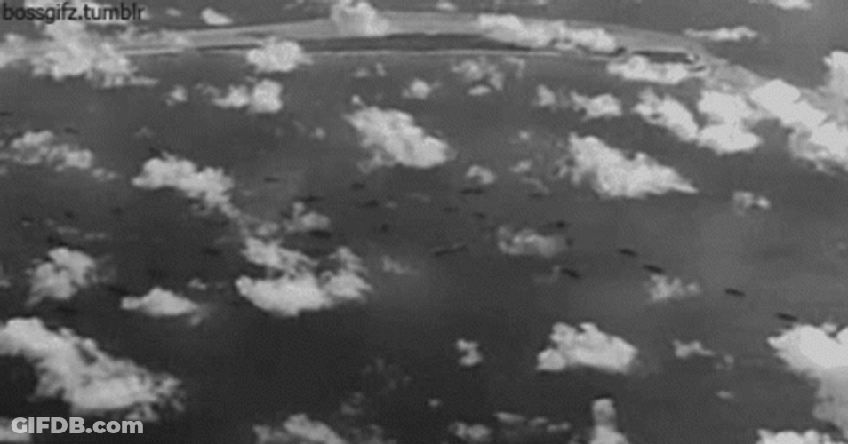 Mushroom Nuclear Bomb Cloud GIF