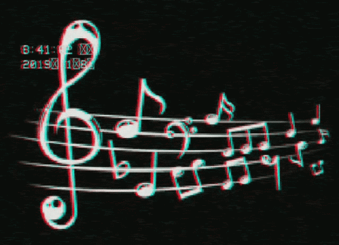 Music Glitching Record GIF