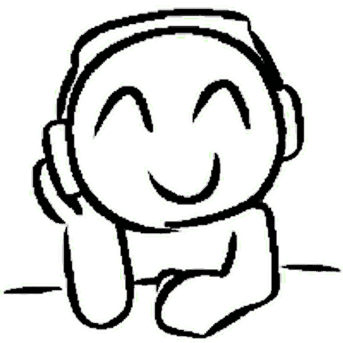 Music Listening To Music Sticker GIF
