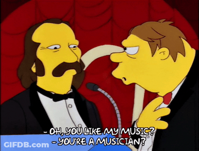 Musician Homer Meme GIF