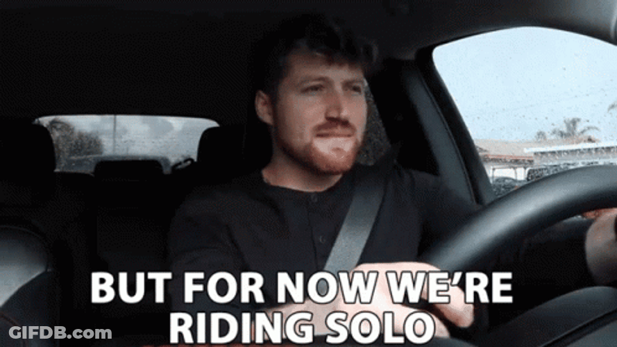 Musician Scotty Sire Riding Car Solo GIF