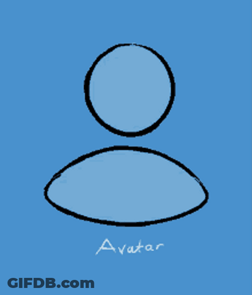 Muslim Avator Blue Dp Display Profile Picture GIF