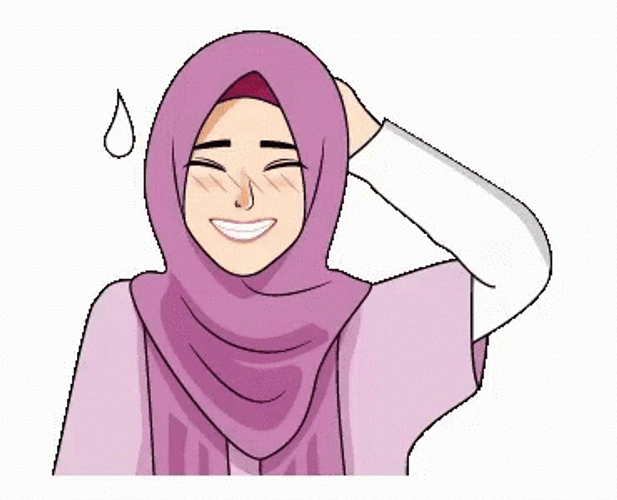 Muslim Girl Scratching Head GIF