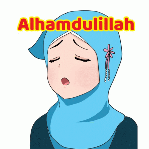 Muslim Girl Sighing GIF