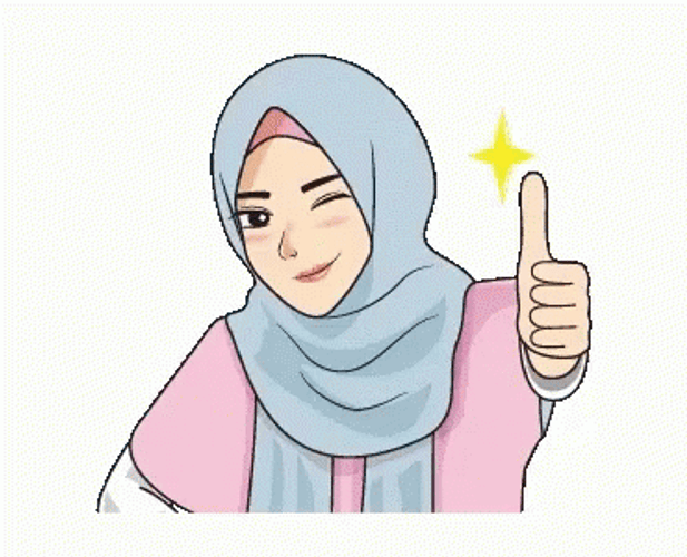 Muslim Girl Thumbs Up GIF