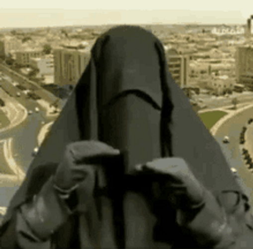 Muslim Woman Fully Covered GIF