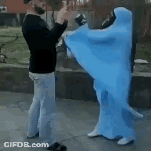 Muslim Woman Practicing GIF