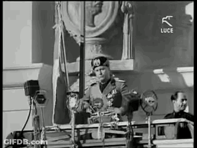 Mussolini GIF