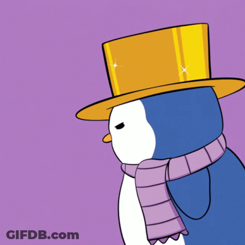 Must Be Nice Pudgy Penguin GIF