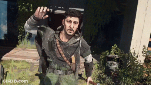 Mustache Man Held Get Ready For A Surprise GIF