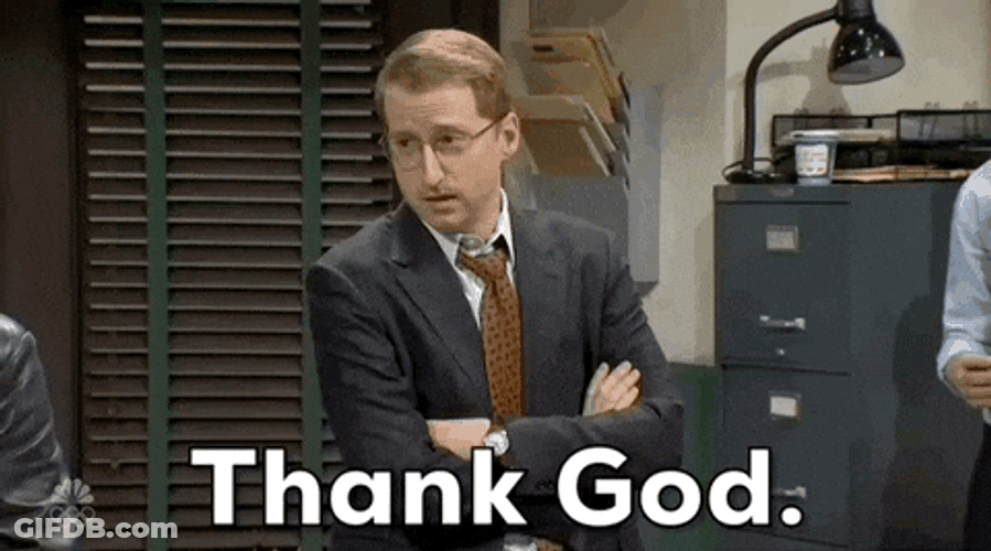 Mustache Man In Suit Thank You God GIF