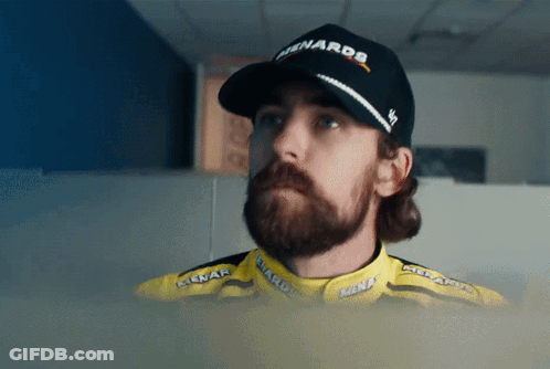 Mustached Man In Hat Peace Out GIF
