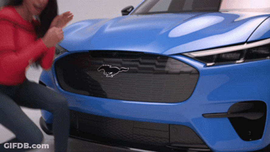 Mustang Ford Mach-E SUV GIF