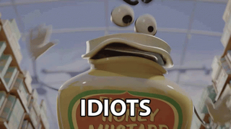 Mustard Jar Idiots Dismayed Reaction GIF