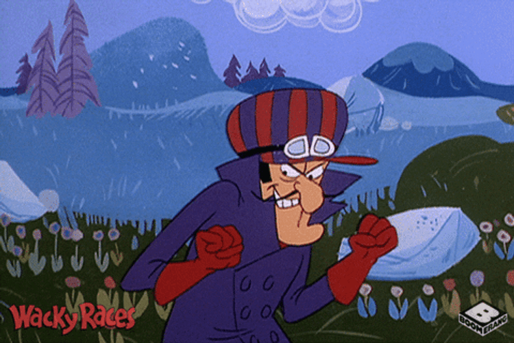 Muttley Boss Dick Wicked Laugh GIF
