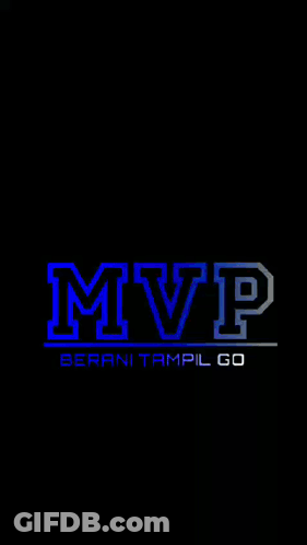 MVP Logo In Blue And White GIF