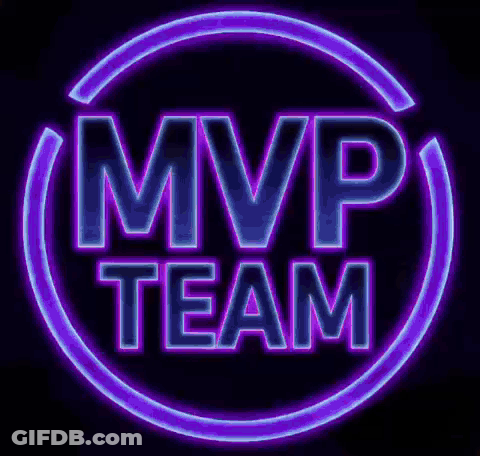 MVP Team Neon Sign GIF