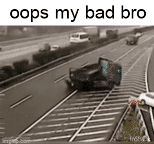 My Bad Car Causing Mishap GIF