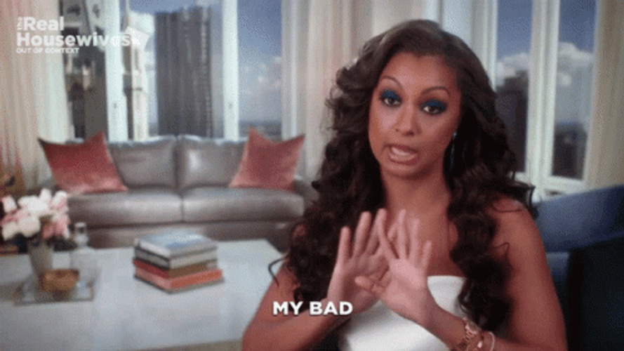 My Bad Ebony Williams Real Housewives GIF