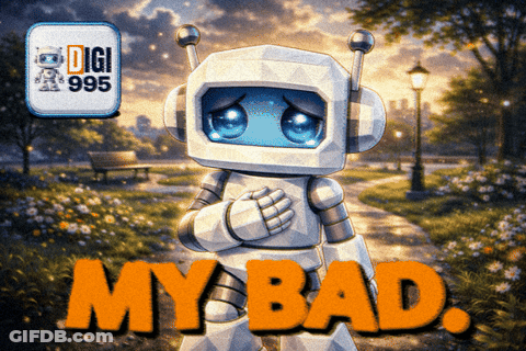 My Bad Game Robot GIF