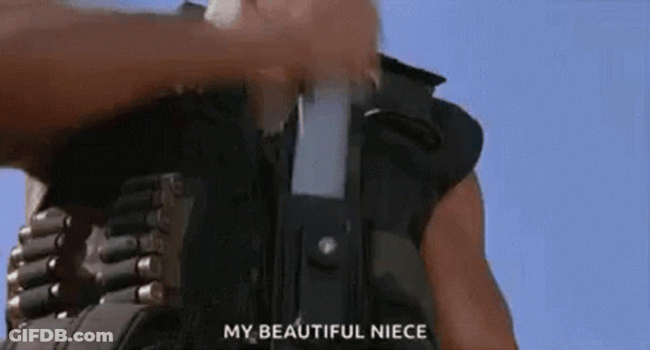 My Beautiful Niece Commando Loading Gun GIF