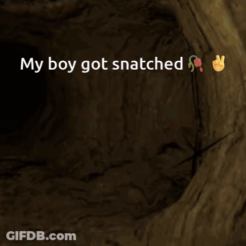 My Boy Got Snatched Yellow Background GIF