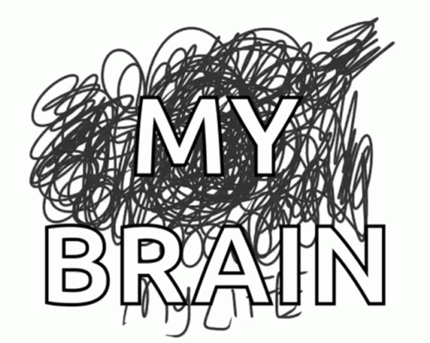My Brain Is A Doodle GIF