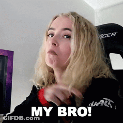 My Bro Michaela Lintrup Peace Sign GIF