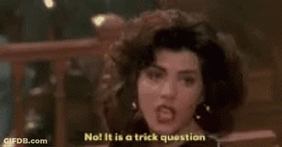 My Cousin Vinny It's A Trick Question GIF