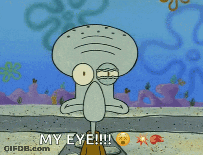 My Eye Twitching Squidward GIF
