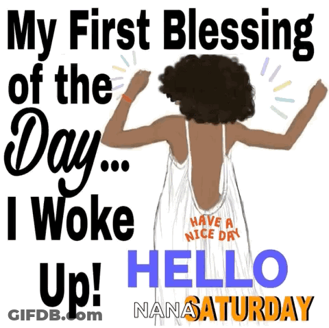 My First Blessing Of The Day I Woke Up GIF
